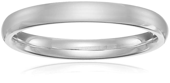 Light Comfort Fit 14K Gold Wedding Band, 3mm