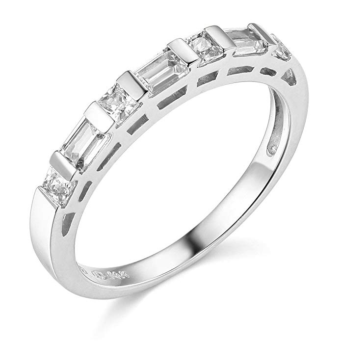 TWJC 14k Yellow OR White Gold SOLID Wedding Band